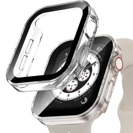Apple Watch Screen Protector Case for Ultra, SE & Series 40–49mm Glass Cover