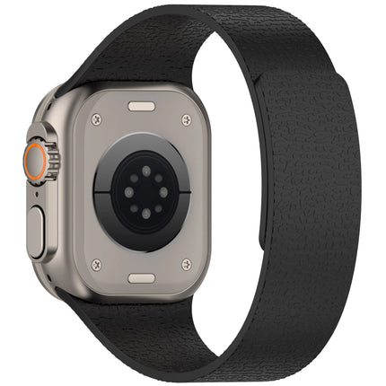 Apple Watch magnetic silicone strap band by OKEYWOW for Series 11-8 SE Ultra 3/2, adjustable fit for 40mm to 49mm models.