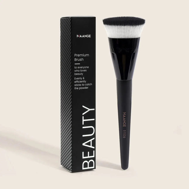 Velora Beauty Flat Top Foundation Brush with Box Powder Blush Concealer Makeup Tool