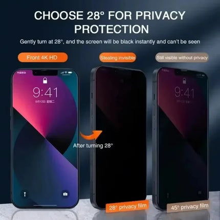 Samsung privacy screen protector for S21, S22, S23, S24, S25, A05, A15, A16, A26, A34, A35, A36, A54, A55, A56, tempered glass by OKEYWOW