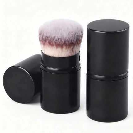 GlowTouch Retractable Makeup Brush for Powder, Blush & Foundation