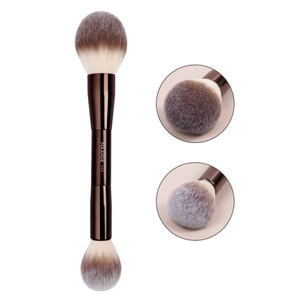 Velora Beauty Dual Head Makeup Brush Foundation Powder Concealer Blush Bronzer Soft Fiber Cosmetic Tool