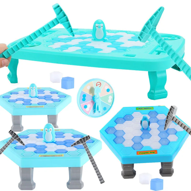 Penguin Breaking Ice Table Game: Parent-Child Interactive Puzzle Toy, Ideal for Parties, Family Gatherings, and Birthday Gifts