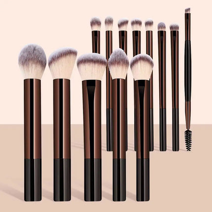 ProBlend 13-Piece Makeup Brush Set for Face & Eyes