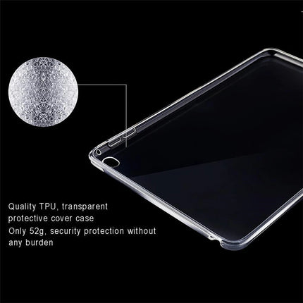 Clear iPad Case with Pencil Holder Pro 11 12.9 10.5 9.7 Mini 6 Air 5 4 TPU Cover