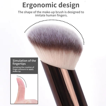 DualBlend Double-Ended Makeup Brush for Foundation & Powderb