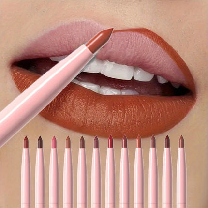 Velora Beauty 6pcs Lip Liner Set Waterproof Long Lasting Non Fade Smooth Color Makeup