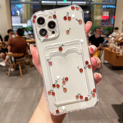 OKEYWOW iPhone flower wallet case with card holder for iPhone 11, 12, 13, 14, 15, 16 Pro Max, XR, XS, SE, soft cover design