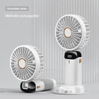Portable Mini Handheld Fan USB Rechargeable 5-Speed with Phone Stand