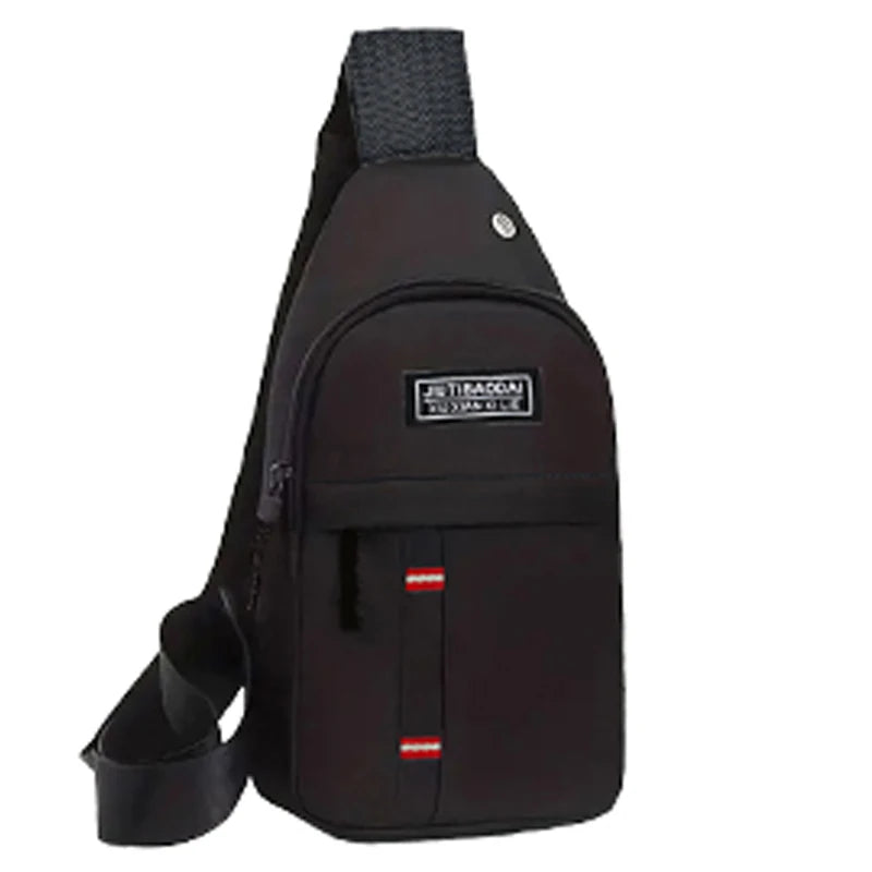 Unisex Adjustable Chest Rig Bag – Single-Shoulder Crossbody Oxford Fabric Chest Pack with Multiple Pockets for Men