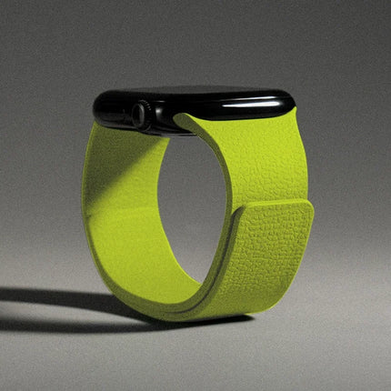 OKEYWOW Apple Watch magnetic silicone strap band in black, adjustable, fits 49mm to 40mm Series 11–8 SE Ultra 3/2 models