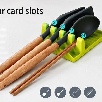 HomeNest Utensil Holder Spoon Fork Chopstick Organizer Non Slip Kitchen Rack