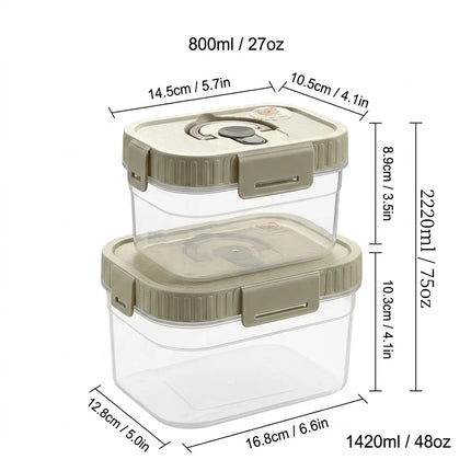 FreshNest Large Food Storage Box with Handle