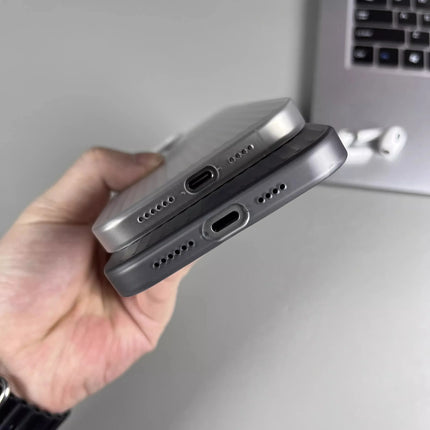 OKEYWOW iPhone Titanium Stripe Case with metal buttons, shockproof armor cover for iPhone 16/15/14/13 Pro Max and Plus models