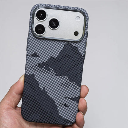 Matte Carbon Fiber MagSafe Case for iPhone 17/16 Pro Max Magnetic Protective Cover