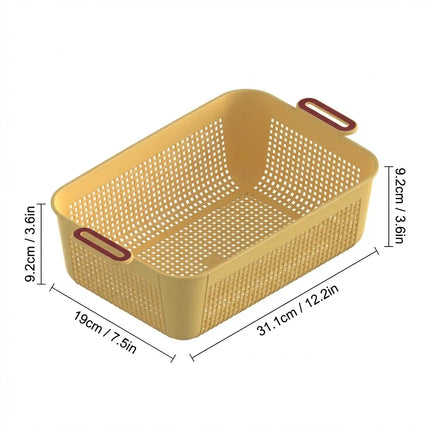 StackEase Plastic Storage Basket for Bedroom & Wardrobe