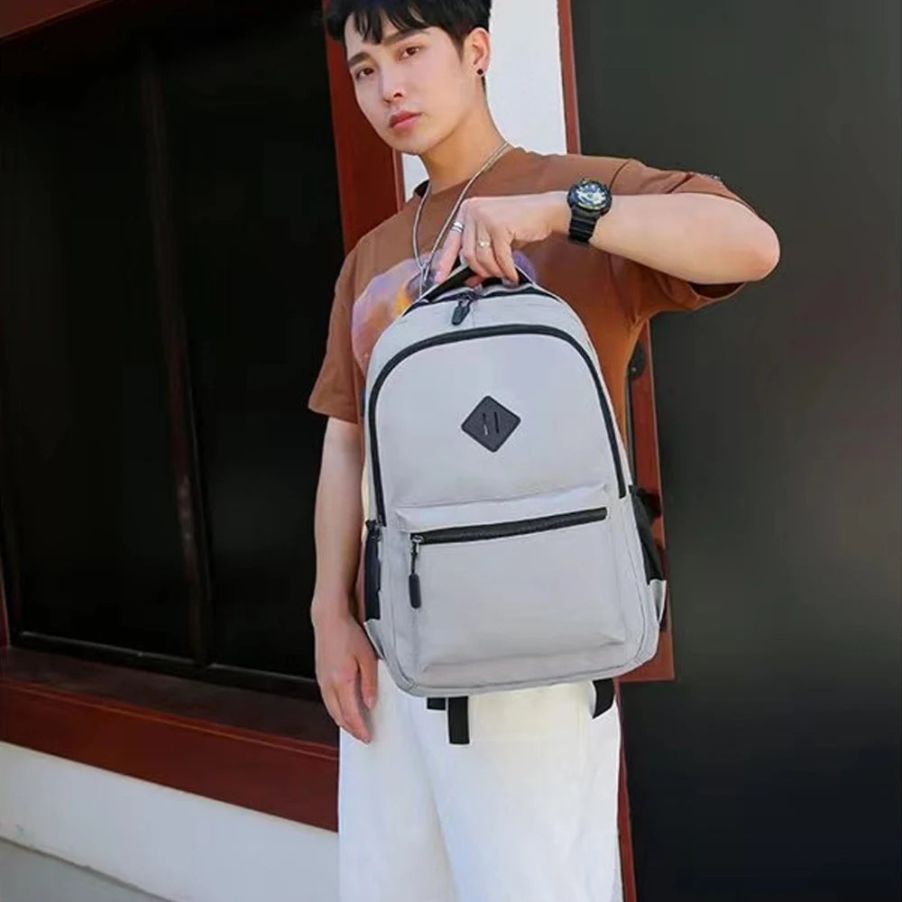 Men/Women Boys Laptop Backpack Waterproof Large Mens Rucksack Travel School Bag