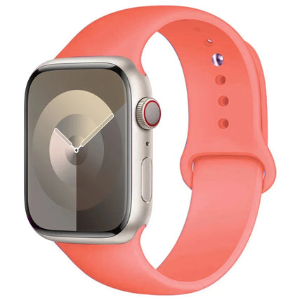 OKEYWOW Apple Watch silicone sport band for Series 9, 8, SE, Ultra, 7, 6, 5, 4, 3, 2, 1 in 38mm to 49mm sizes