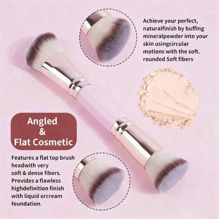 ProBlend 4-Piece Dual-Ended Face Makeup Brush Set with Box
