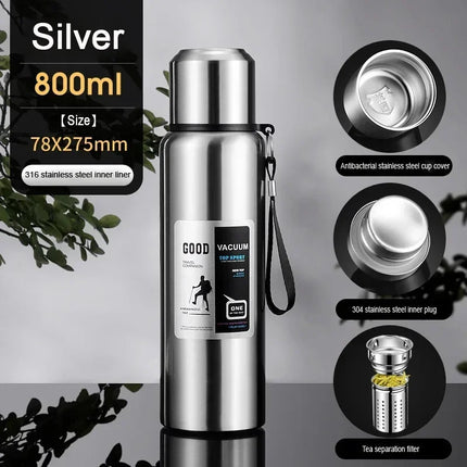 Stainless Steel Insulated Thermos Tumbler Large Capacity Travel Mug