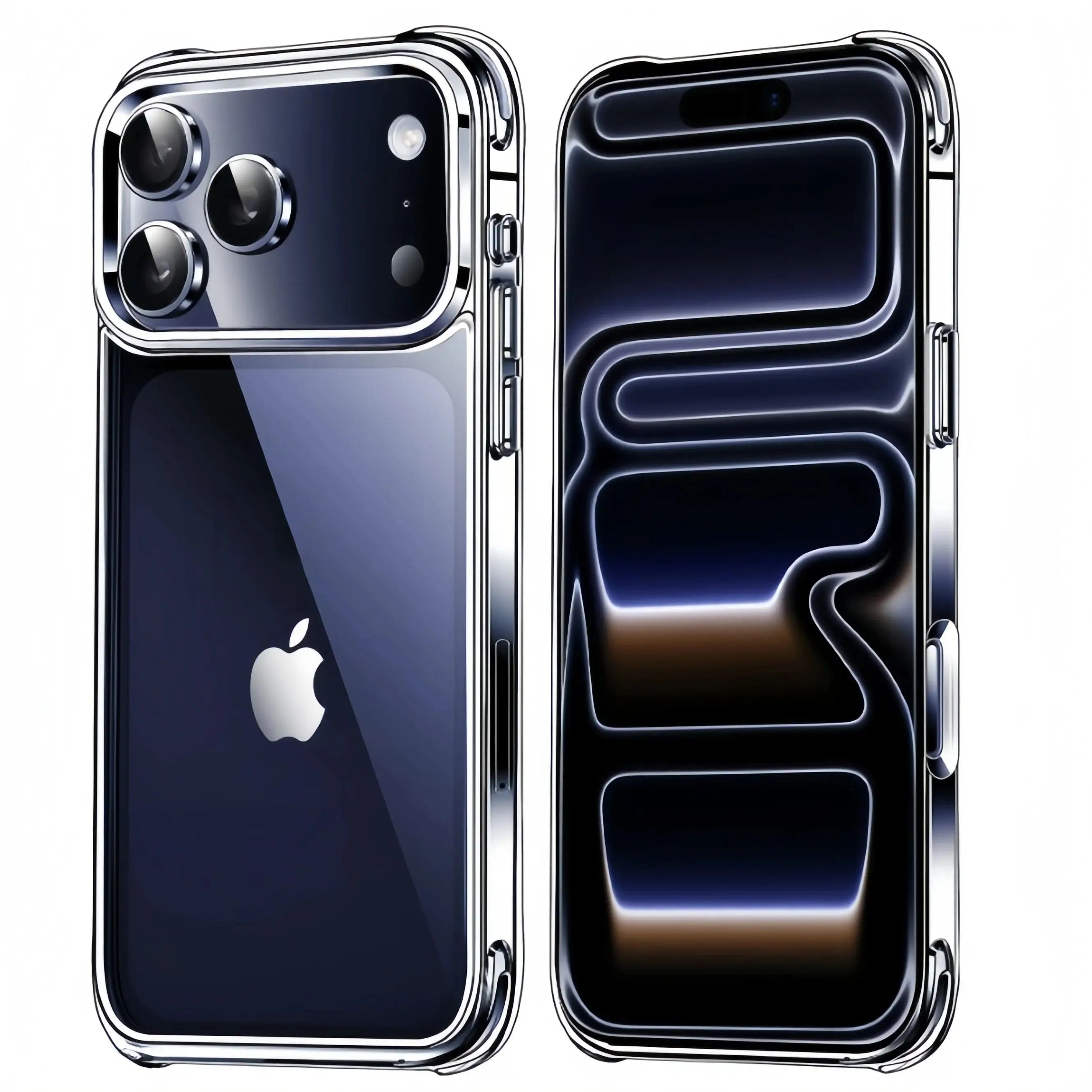 Clear Shockproof Case for iPhone 17/17 Pro/17 Pro Max – Anti-Yellowing 2025 Protective Bumper Cover