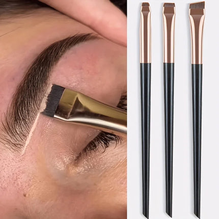 Precision 3-Piece Eyeliner & Eyebrow Makeup Brush Set