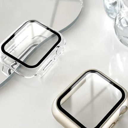WatchGuard Glass Case for Apple Watch Ultra 2/Series 9/8/7/6/SE 41mm–49mm Screen Protector Cover