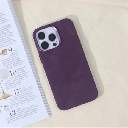 SoftFlannel MagSafe Case for iPhone 17/16/15 Pro Max Matte Wireless Charge Protective Cover