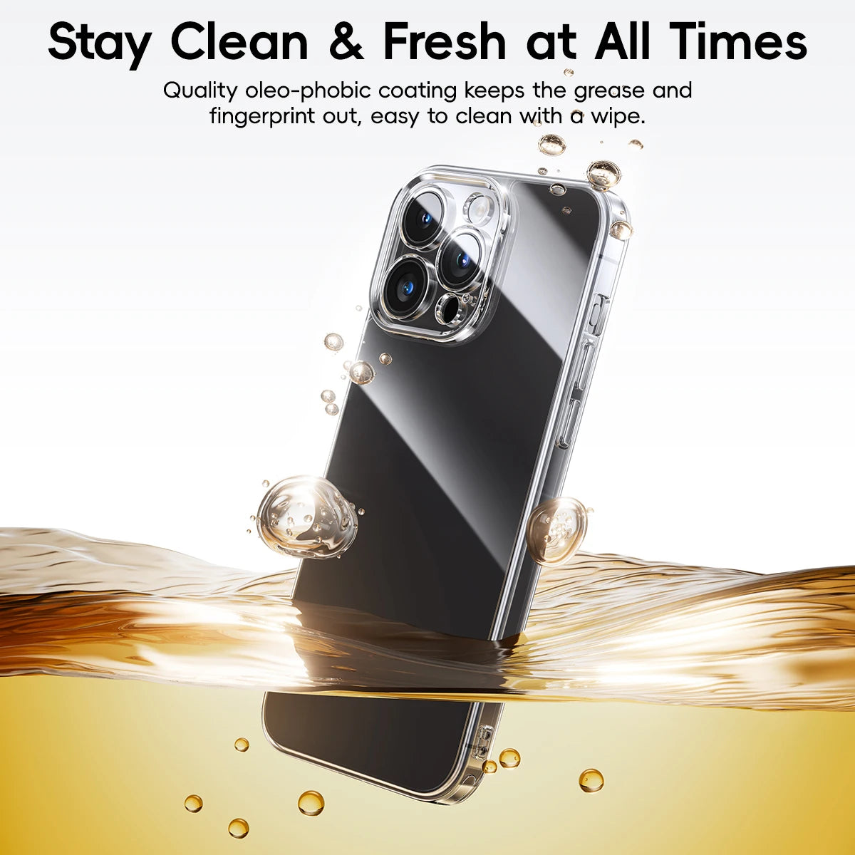 Baseus Corning Glass Case for iPhone 15, 14, 13 Pro Max: Providing Anti-scratch and Drop Protection with Hard Glass Material. Safeguard Your iPhone 15, 13, 12 Pro with this Stylish and Durable Cover.