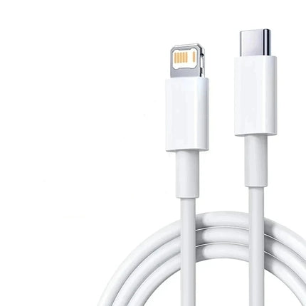 OKEYWOW 35W PD USB-C fast charging cable for iPhone 12-15 models, showing the sleek black cable and USB-C connector.
