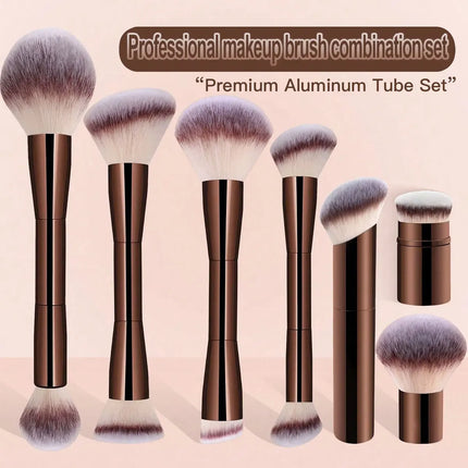 ProBlend 7-Piece Makeup Brush Set with Dual-Ended Face Brushes