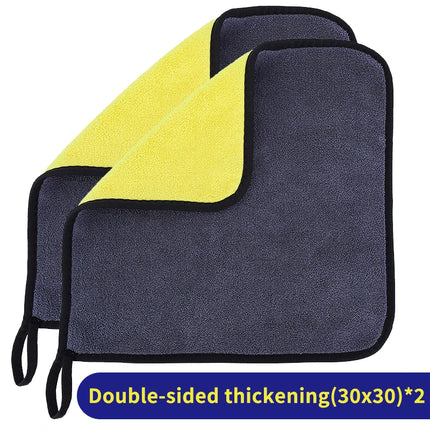 AutoClean Microfiber Towel Set 1/3/5pcs Car Detailing Drying Cloth Soft Absorbent