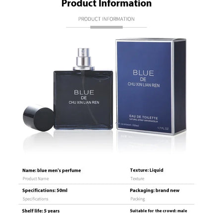 Woody Perfume 100ml Men Long Lasting Sandalwood Ocean Fragrance Spray Gentleman Gift