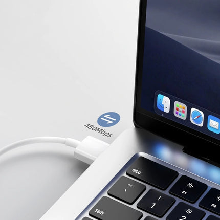 OKEYWOW 35W PD USB-C fast charging cable for iPhone 15/14/13/12/11 Pro Max, with data transfer capability