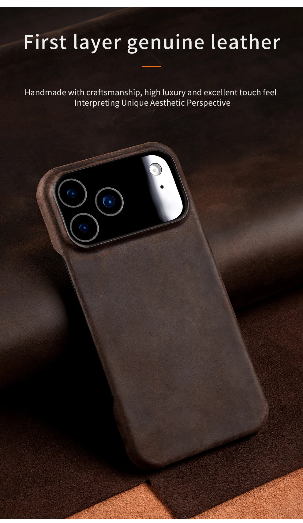 MagSafe Retro Luxury Genuine Pull-Up Leather Case for iPhone 15/16/17 Series (Pro/Pro Max/17 Air) – Magnetic Back Cover