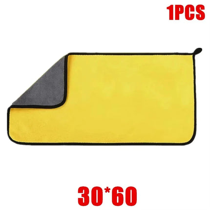 UltraDry Microfiber Car Towels 1/2/3/6/10PCS 30x60cm Soft Quick Dry Cleaning Cloth for Windows Mirrors Auto Care