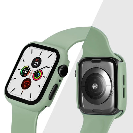 WatchGuard Glass Case for Apple Watch Ultra 2/Series 9/8/7/6/SE 41mm–49mm Screen Protector Cover