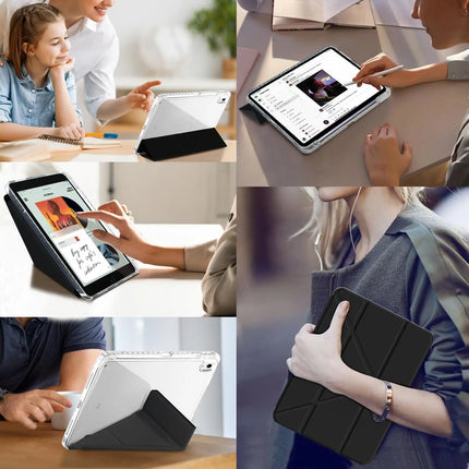 ClearFold Y Flip Case for iPad Transparent Smart Cover for iPad 10.2 Air Pro Mini Series