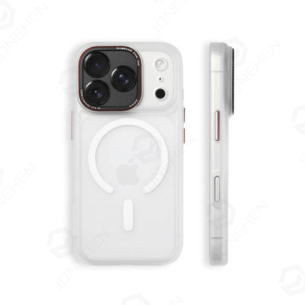 Matte Transparent MagSafe Case for iPhone 17/16/15/14/13 Pro Max Shockproof Bumper Cover