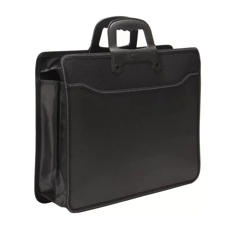 Large-capacity A4 Portable Document Bag Office Document Information Bags Pockmarked Dotted Briefcase Business Bag Promotional