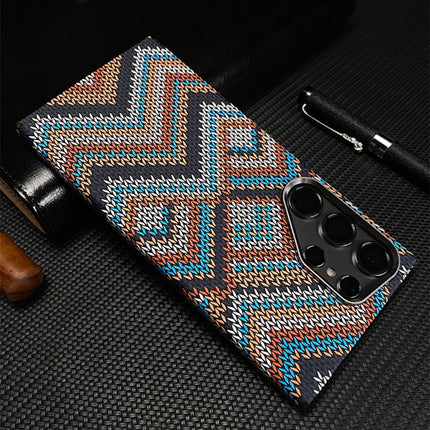 Carbon Fiber Metal Lens MagSafe Case for Samsung Galaxy S25/S24/S23 Ultra Shockproof Cover