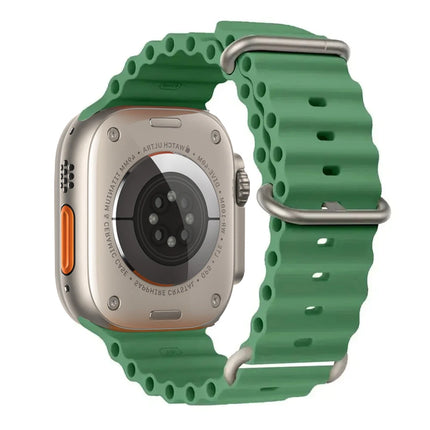 OceanFlex Silicone Sport Band for Apple Watch Ultra 2/Ultra/Series 10/9/8/7/6/SE 38mm–49mm