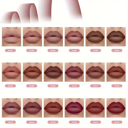 Velora Beauty 6pcs Velvet Matte Lip Liner Set Long Lasting Non Drying Lip Define Fill