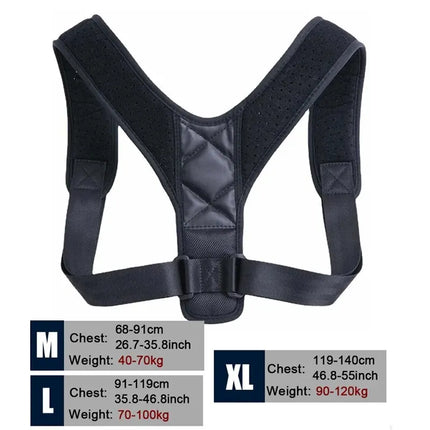 AlignFit Posture Corrector Belt Breathable Back Support for Men & Women