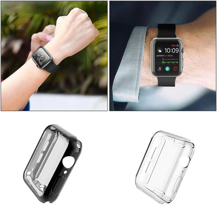 OKEYWOW Apple Watch TPU bumper case and screen protector for 40mm to 49mm Series 4, 5, 6, 7, SE, Ultra 2/3 smartwatch