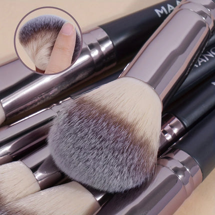 Velora Beauty 30pcs Makeup Brush Set Foundation Concealer Eyeshadow Powder Blush Blending Brushes Bag Set