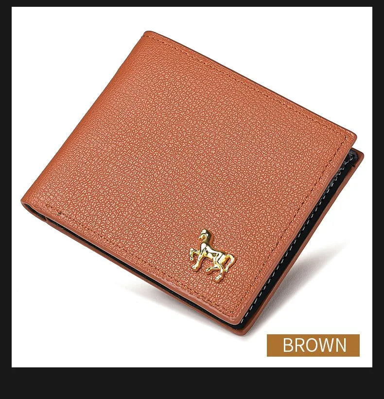 New Men's Horizontal Wallet Multi-Functional Business Zipper Coin For Men Wallet With Credit Card Holder