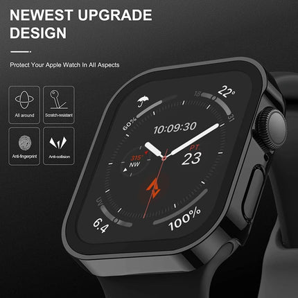 Apple Watch Screen Protector Case for Ultra, SE & Series 40–49mm Glass Cover