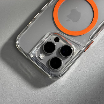 Crystal Clear MagSafe Case for iPhone 17/16/15/14/13/12 Pro Max Anti-Fall PC Cover