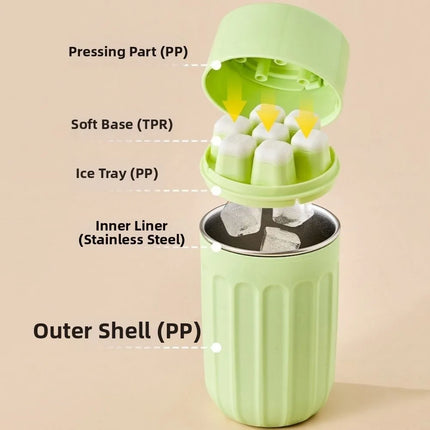 IcePress Easy Release Ice Cup & Block Maker Bottle